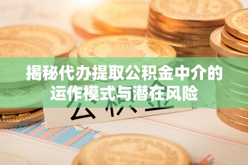 济源揭秘代办提取公积金中介的运作模式与潜在风险