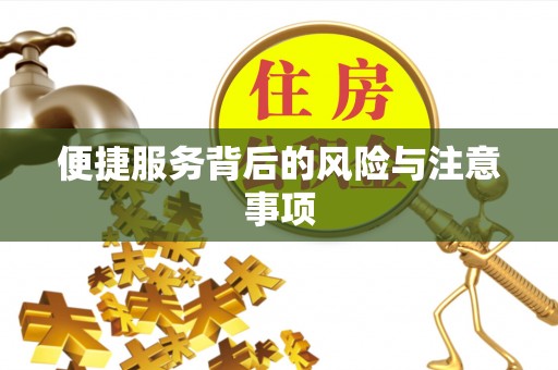济源便捷服务背后的风险与注意事项